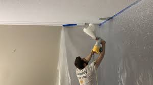 They're nothing more than a textured finish made by mixing sand with a ceiling paint compound and extending the mixture instead of smoothing it out. Patchboyz Articles Ottawa Stipple Ceiling Repair