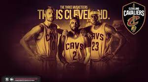 Big 3 Cleveland Cavaliers Wallpaper Hd 2021 Basketball Wallpaper Cavaliers Wallpaper Lebron James Background Cleveland Cavaliers