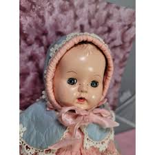 HTF Vintage 1950s 13 American Character Tiny Tears Doll & Clothes Set