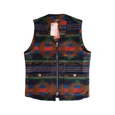 🌟Heritage stone navajo/native america wool vest jacket Vests