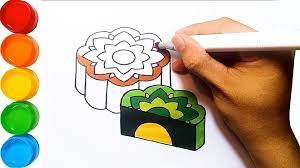 Cách vẽ bánh trung thu đơn giản cho mẹ và bé