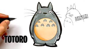 Coloriage pour les filles : Le Studio Ghibli Explique Comment Dessiner Totoro Impression Graphique