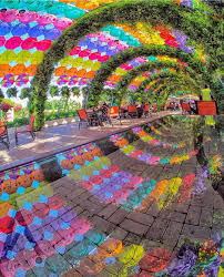 Entrance fees to the garden and global village are included. Reflections In Dubai Miracle Garden Woahdude