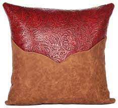 Personalize it with photos & text or purchase as is! Riata Rose Western Leather Throw Pillows Contemporary Decorative Pillows By Your Western Decor Houzz