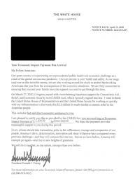 Share all sharing options for: White House Stimulus Letter Is An Official Irs Tax Document You Need To Save Don T Mess With Taxes