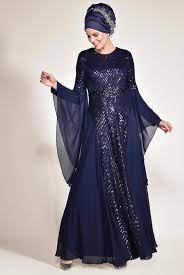 kollari volanli pul payet sifon kadin tesettur abiye elbise alvina moda stilleri elbise mankenler