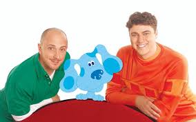 The moment steve burns, dressed in his striped green shirt and . Steve Burns And Donovan Patton As Steve And Joe The Host Of Blue S Clues Kids Shows Blue S Clues Blues Clues
