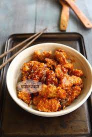 Ayam Goreng Saus Wijen Fried Chicken With Sweet Sesame Sauce Resep Ayam Resep Resep Masakan