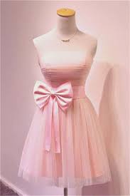 Girly Simple Short Pink Strapless Homecoming Dresses Formal Party Gown Evening Gowns Simple Prom Dress Prom Dresses Prom Dresses 2018