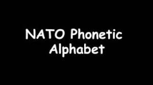 Identify the call word used for the given letter. Nato Phonetic Alphabet Pronunciation Englishclub