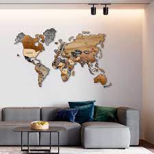 Apr 10, 2021 · el utc es el principal estándar de tiempo por el que se rige el mundo. Escultura De Parede Mapa Mundi Com Adesivo Medira
