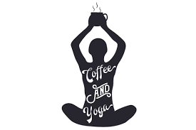 Download Coffee And Yoga Svg Cut File By Creative Fabrica Crafts Creative Fabrica PSD Mockup Templates