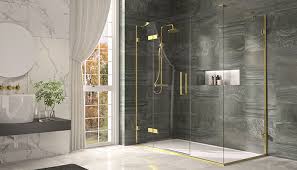 Call shower door city today to get your brass shower door installed. Kbbfocus How The Latest Shower Enclosures Have Had A Maximalist Makeover