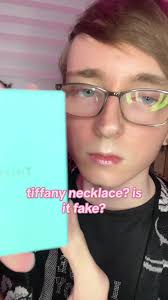 unboxing a new tiffany necklace 🥰 lmk if I was scammed!! I think it’s good  lol #tiffany #tiffanyandco #necklace #jewelrytiktok #luxuryjewelry