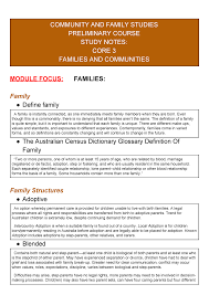 New york state parenting standard: Cafs Prelim Notes Families And Communities Community And Family Studies Preliminary Course Study Studocu
