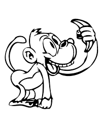 All character images are © to their original owners. Monkey Coloring Pages 100 Pictures Free Printable
