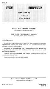 Kerja kursus sem2 (pdk harapan murni gugusan felda lok heng,kota tinggi,johor) (tema : Stpm Sem Break On Twitter Stpm Batch2016 Semdua Kerja Kursus Pengajian Am Https T Co 9pjuzjg3df