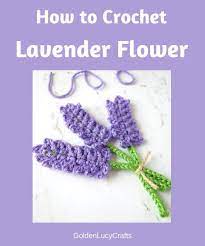 Lavender Applique Crochet Pattern Video Video Crochet Flower Tutorial Crochet Flowers Crochet