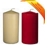 Bulk White Pillar Candles from www.wholesalecandlesdirect.com