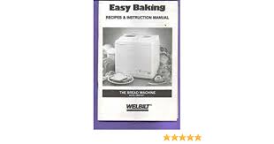 Welbilt bread machine parts for sale: Amazon Com Welbilt Abm4100t Bread Manual Recipes Booklet Welbilt Receipe Books Kitchen Dining