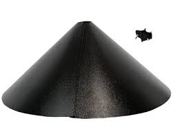 Must be high enough on pole so they don't jump over it and not near anything else they can jump from. Audubon Wrap Around Squirrel Baffle Black 17 375 Dia At Bestnest Com