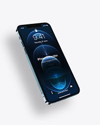 No ratings or reviews yet. Apple Iphone 12 Pro Max Pacific Blue Mockup In Device Mockups On Yellow Images Object Mockups