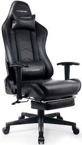 Gtracing Gaming Chair With Footrest Big And Tall Office Executive Chair Heavy Duty Adjustable In 2020 Gaming Chair Lumbar Support Cushion Sport Chair