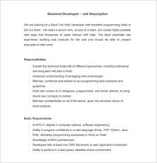 Learn vocabulary, terms and more with flashcards, games and other study tools. Web Developer Job Description Template 9 Free Word Pdf Format Download Free Premium Templates
