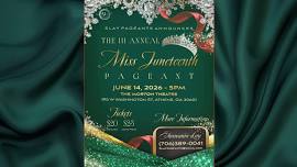 Miss Juneteenth Pageant 2026 — Morton Theatre