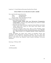 Apakah masalah berguna dan cukup… Contoh Lampiran Karya Ilmiah Mahasiswa Peternakan Undip