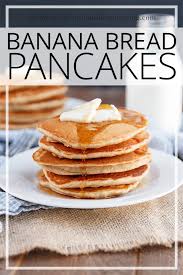 If you're craving banana bread but don't have the patience for it to bake, look no further than banana bread pancakes. Brown Sugar Banana Bread Pancakes Jennifer Meyering