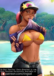 Fortnite Beach Bomber sexy porn pictures compilation 