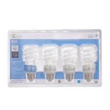 Ecosmart 14 Watt Daylight Compact Fluorescent Cfl Light Bulbs 4 Pack Equivalent To Standard 60 Watt Bulbs Ecosmart Http Www Amazo Daylight Bulbs Bulb Cfl