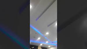 Plafon minimalis motif termewah rumah ini sangat cocok untuk di bagian rumah khususnya ruang tamu, kamar tidur, ruang makan, ruang keluarga, maupun teras. Plafon Gypsum Motif 3 Tingkat Minimalis Youtube