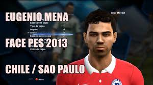 Perfil de eugenio mena, futbolista (chile). Eugenio Mena Face Pes 2013 Chile Sao Paulo Youtube