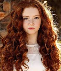 Clarissa Morgenstern 13 Years Old Red Curly Hair Natural Red Hair Redhead Hairstyles