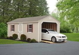 Building a garage is a great way to add extra money to the value to your property. Prefab Garages In Maryland Quality Amish Garages For Sale