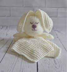 Goodbye, dust mites—hello, good night's sleep! Toy Knitting Pattern Rabbit Comforter Blanket Knitting Etsy Knitting Patterns Baby Knitting Patterns Knitting Patterns Free