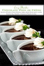Blender Chocolate Pots De Creme Recipe Sweet Recipes Dessert Recipes Desserts