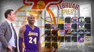 Schedule Wallpaper For The Los Angeles Lakers Regular Season 2016 Game Times Are Cet Notations Are Hungarian Made By Ger Los Angeles Lakers Game Time Lakers