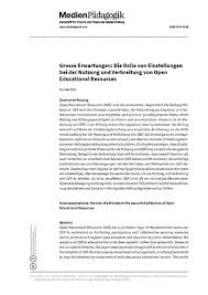 3 han har ställt ut i bland annat tyskland, danmark, norge och runt om i sverige.love lundell är representerad vid wetterling gallery. Grosse Erwartungen Die Rolle Von Einstellungen Bei Der Nutzung Und Verbreitung Von Open Educational Resources Medienpadagogik Zeitschrift Fur Theorie Und Praxis Der Medienbildung