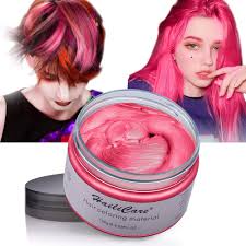 Palmer recommended washing colored hair in cooler water: Wash Out Hair Dye Wax Hailicare Temporary Hair Color 4 23 Oz Natural Hairstyle Color Wax For Men And Women Festivals Parties Clubbing Cosplay Halloween Red Buy Online In Antigua And Barbuda At