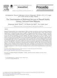 理大) is a public university with a main campus in penang, malaysia. Pdf Transformation Of Reference Services In Hamzah Sendut Library Universiti Sains Malaysia