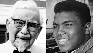 See over 173 colonel sanders images on danbooru. Muhammad Ali Colonel Sanders Cemented Legacy On Same Day Simon T Meiners