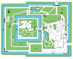 Along with sleeping beauty castle, the castle is a main symbol of the walt disney company Nijo Castle Plan Illustration World History Encyclopedia