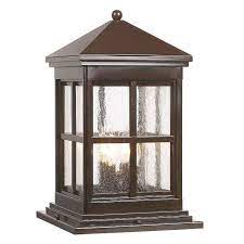 Choose from 10 finishes and 5 glass options. Berkeley Collection 18 3 4 High Outdoor Pier Mount Light 33489 Lamps Plus