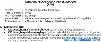 2x35 (1 kali pertemuan) hari, tanggal :jum'at, 07 maret 2013 i. Rpp Pkn Kelas 9 Semester 2 Kurikulum 2013 Revisi 2019 Websiteedukasi Com