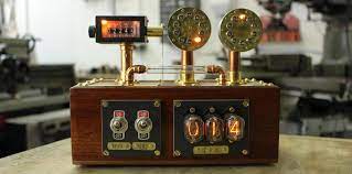 2020 popular 1 trends in tools, cellphones & telecommunications, consumer electronics, computer & office with radiator detector meter tester and 1. Show Tell A Steampunk Desktop Background Radiation Monitor