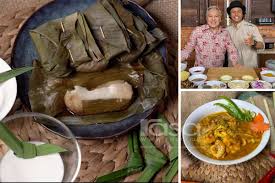 The ingredients for bubur pedas. Datuk Chef Wan Dan Hafiz Suip Masak Bubur Pedas Dan Kuih Bongkol Sarawak