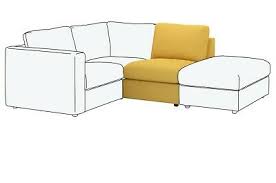 Anschließend schreibst du die positionen auf. Ikea Vimle Sofa Loveseat Section Slipcover Orrsta Golden Yellow 403 510 53 Cover Slipcovers Home Garden